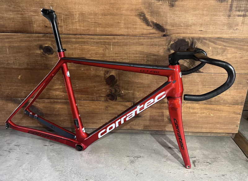 2022 Frameset Corratec Cct Evo Slr Carbon Size 54 TT56.9cm For Sale
