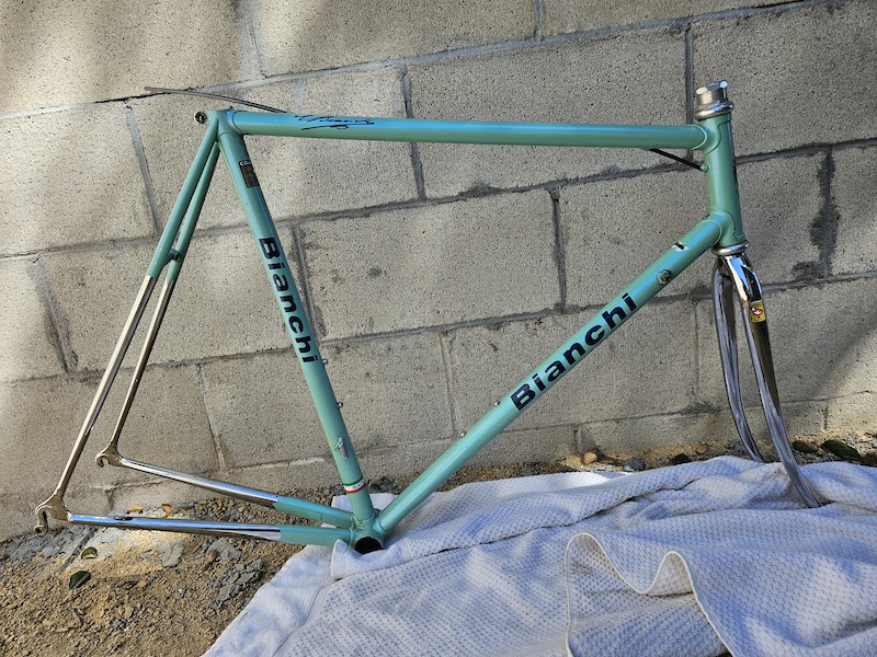 Bianchi steel frame for sale sale