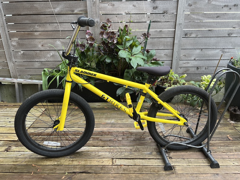 GT Slammer yellow BMX For Sale