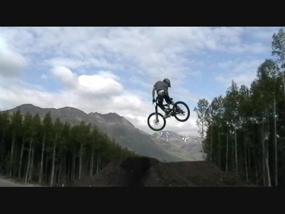 whip on my sx trail in eagle river