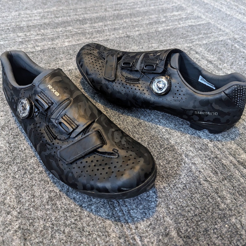 2022 Shimano RX8 BOA SPD Gravel Shoes | Black | Size 44 For Sale