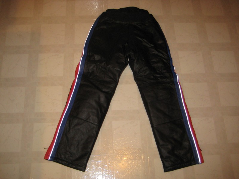 BRAND NEW leather polaris skidoo pants NEVER USED For Sale