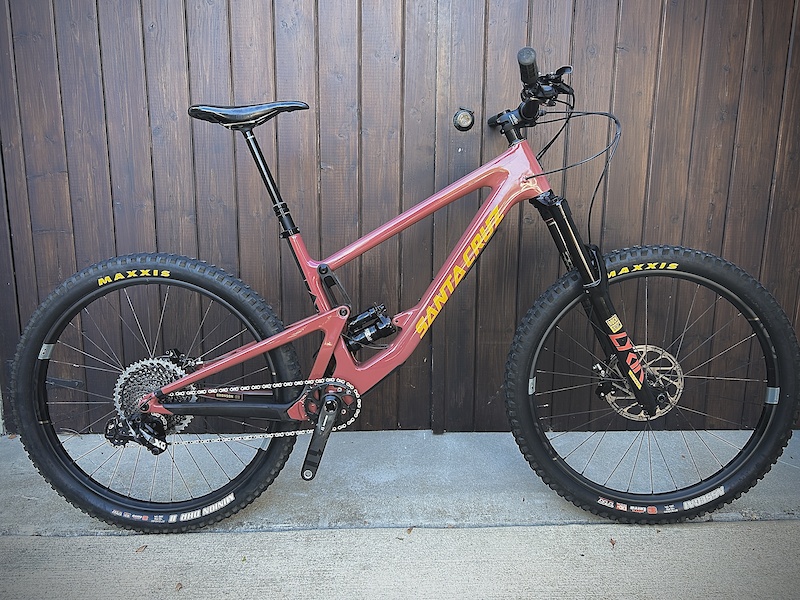 2021 Santa Cruz Bronson Carbon CC X01 27.5 Red Tide Large For Sale