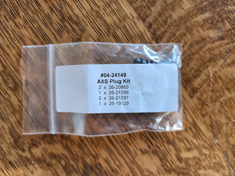 2024 Santa Cruz AXS Frame Plug Kit For Sale