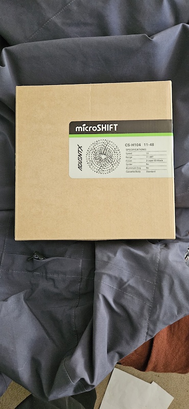 Cassette MicroSHIFT ADVENT X E-Series 10 Vitesses 11-42t, Noir, Compatible Shimano/SRAM - Neuf