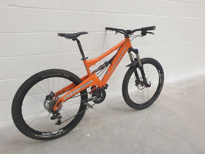 Orange Alpine Orange Full Sus Alpine 160 Orange Patriot Mountain