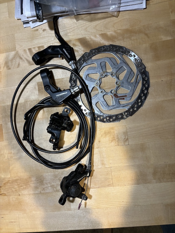 2022 Tektro cable disc brakes calipers, rotors & levers For Sale