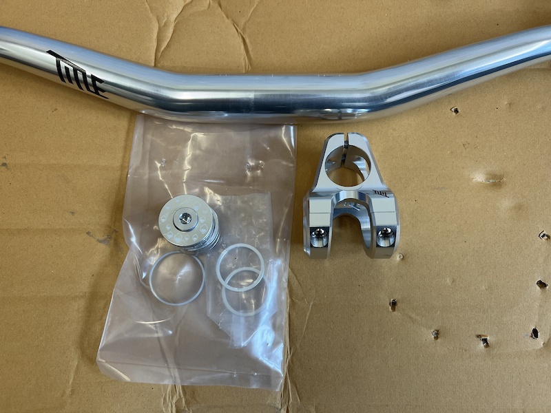 Title chrome 35/38 handlebars & stem For Sale