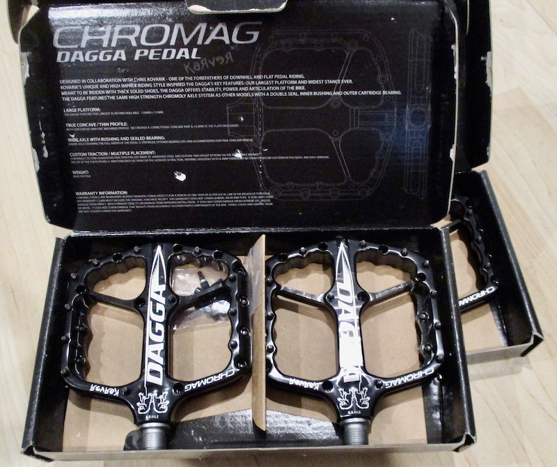 2024 New In Box Chromag Dagga Pedals 9 16 MTB Black For Sale 2024-new-in-box-chromag-dagga-pedals-9-16-mtb-black-for-sale