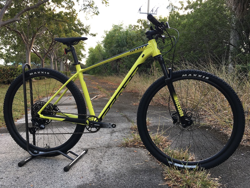 Scott aspect 970 yellow bike hot sale