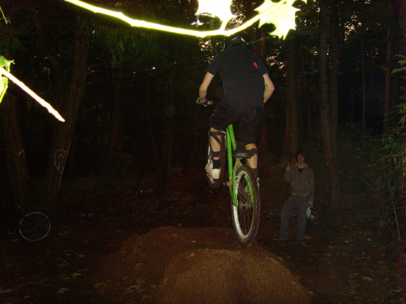 messin about on home made jumps