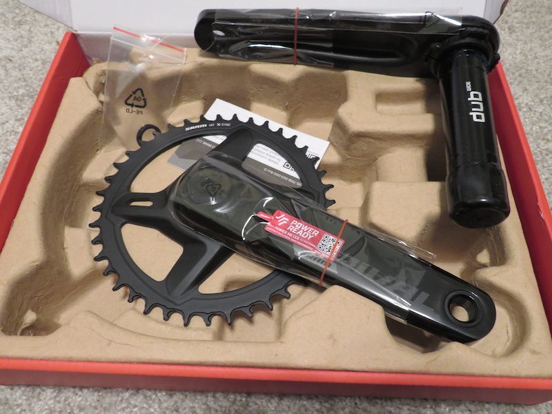 2023 SRAM Rival AXS Wide 1x12 DUB 40T Crankset Gravel 165 For Sale