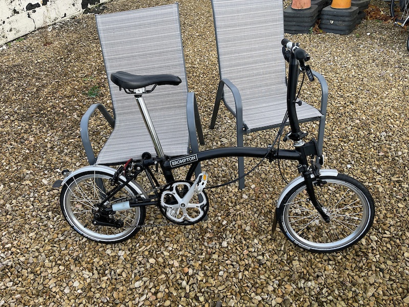 2016 Brompton S2L Black Folding Bike For Sale