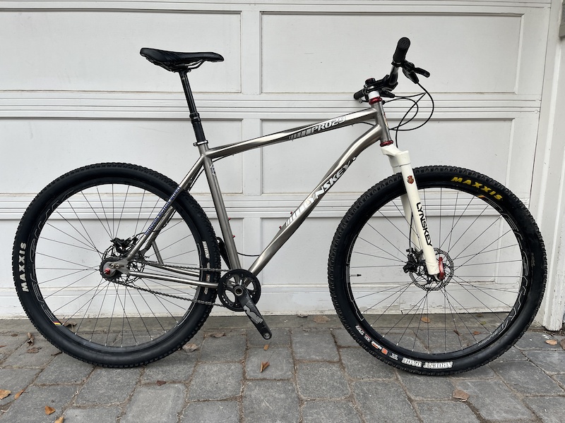 Lynskey Pro29 Titanium Singlespeed Mountain Bike, XL For Sale