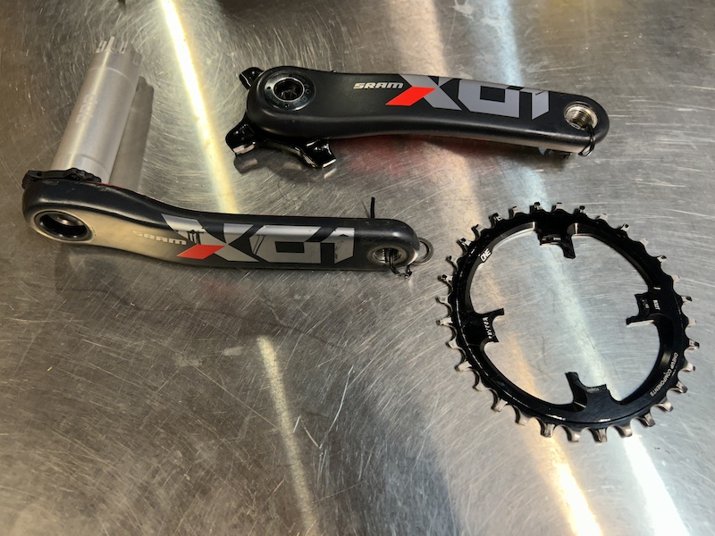 Sram Entlüftungskit Standard Mit Dot 5.1 Bremsflüssigkeit 2023 SRAM X01 EAGLE DUB C3 CRANKSET 32T ONEUP SWITCH For Sale