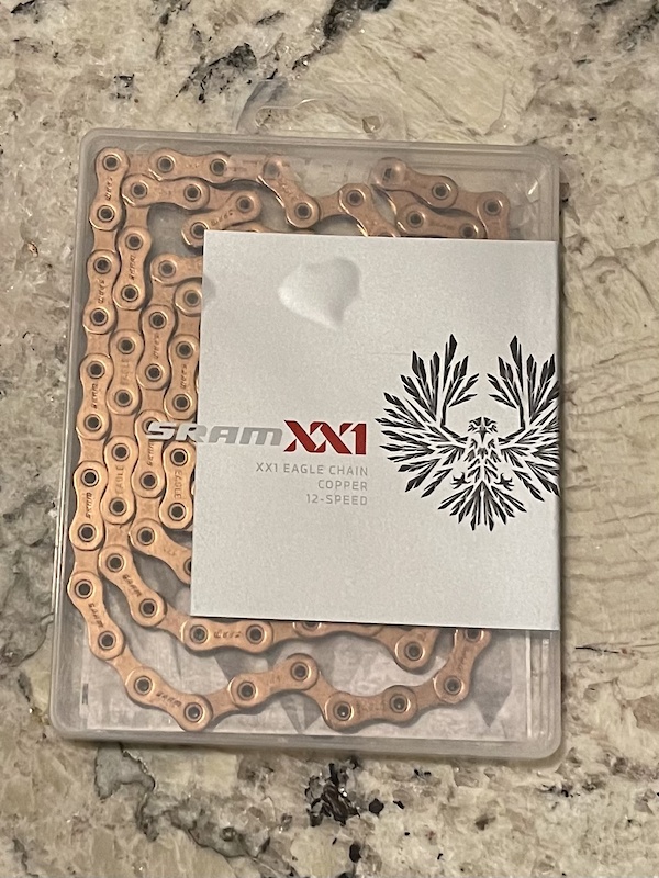 2023 SRAM XX1 Eagle Chain 12Speed, 126 Links, Copper For Sale