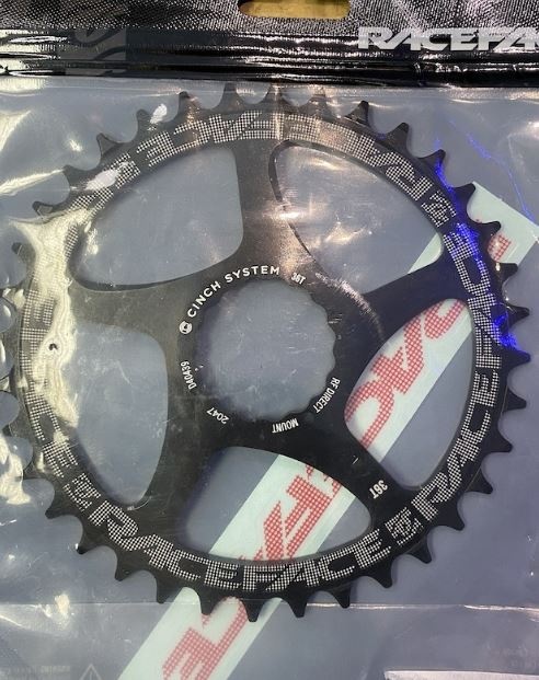 RaceFace Cinch Direct Mount Chainring - 36 Tooth Green 10/11/12 Speed Compatible (2018 Model)