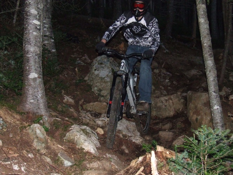 riding some trails by are place
