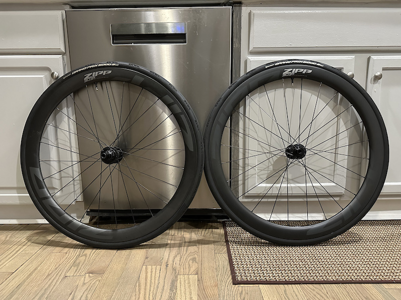 2023 Zipp 303s Wheelset w/ Continental Grand Prix 5000s For Sale
