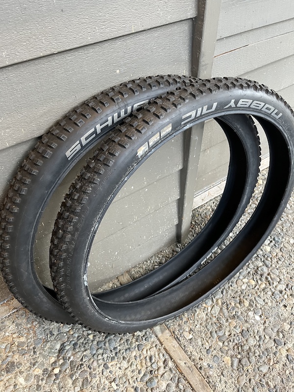 Pneu Schwalbe Nobby Nic 26x2,25 – VTT, Très Bon état, Noir