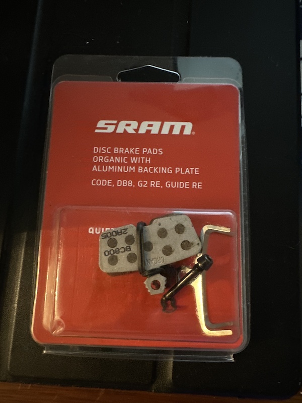 2023 SRAM DISC Brake pads organic with aluminum For Sale