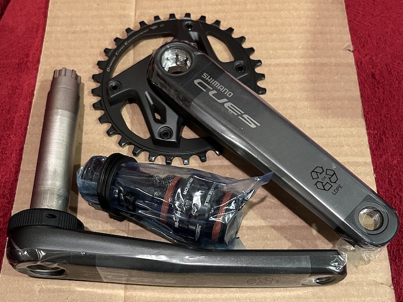 Shimano CUES FC-U6000-1 Crankset - 170mm 9/10/11-Speed 40t Asymmetric main image 1
