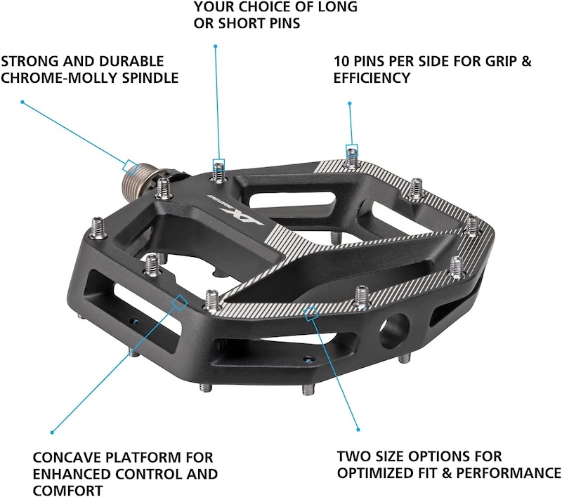 DEORE XT Flat Pedals: PD-M8040