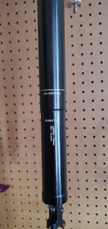 2022 X-fusion Manic dropper post. 31.6 x 170mm For Sale