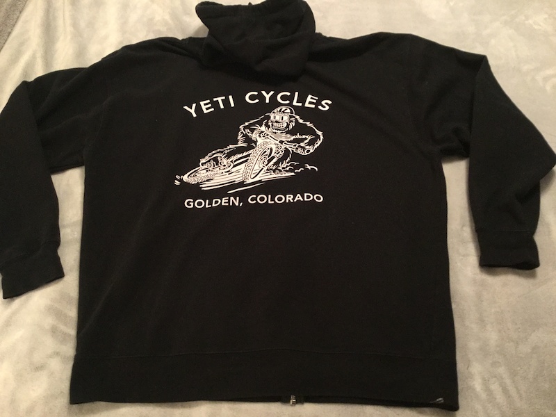 2022 Yeti Cycles Sliding Man Zip Hoodie XL Jersey For Sale