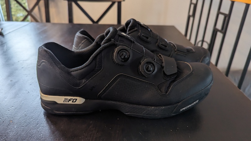 2022 Specialized 2FO ClipLite BOA Black Size 12 / 46 For Sale