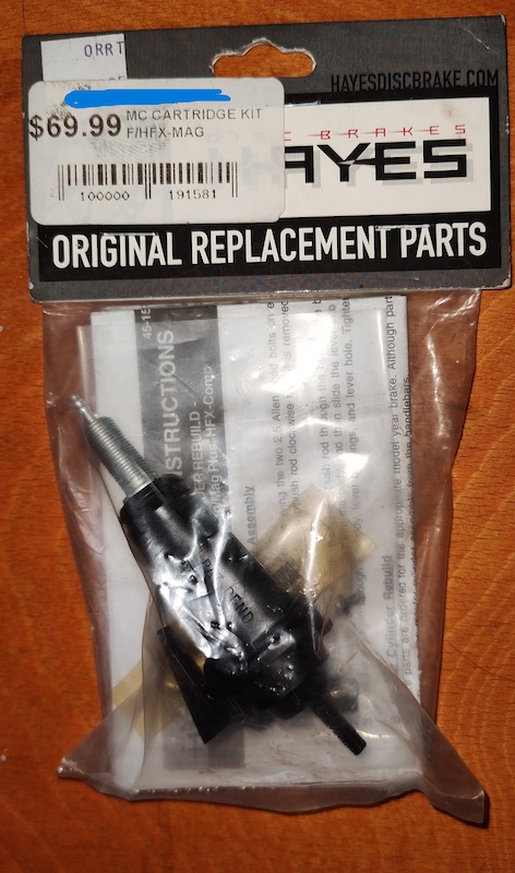 Hayes Disc Brake Master Cylinder Cartridge 98-16345 For Sale