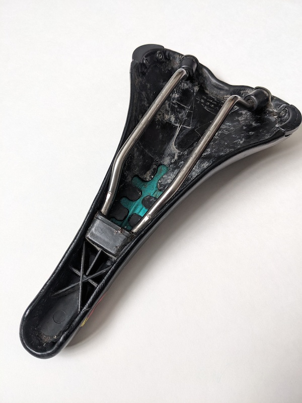 Vintage Avocet O2 Air 40R Titanium Saddle For Sale Vintage Avocet O2 Air 40R Titanium Saddle For Sale