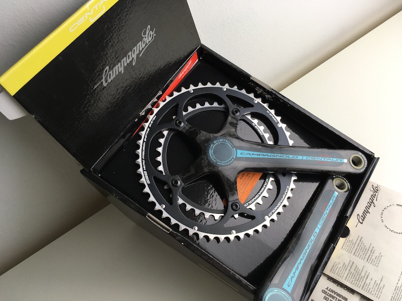 Campagnolo CENTAUR 10s POWER-TORQUE CARBON Crankset For Sale