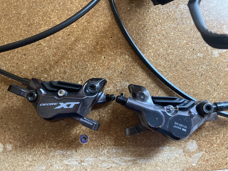 2023 Shimano XT 8120 4 piston brakes and dropper lever For Sale