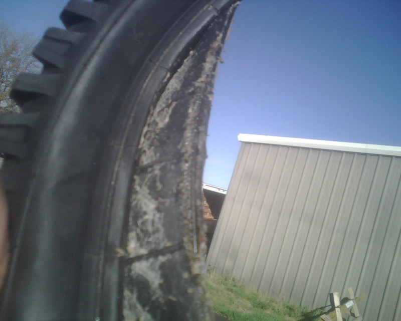 Adding Stans for a Moab trip and I find this.... Good thing I had the tire off and caught it.