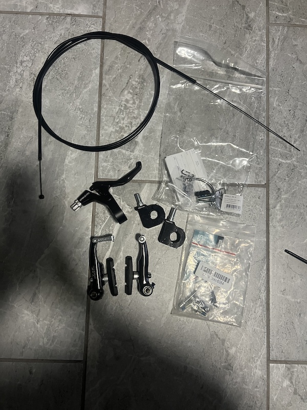 Evolution VBrake post adapters w/ mini BMX Calipers For Sale