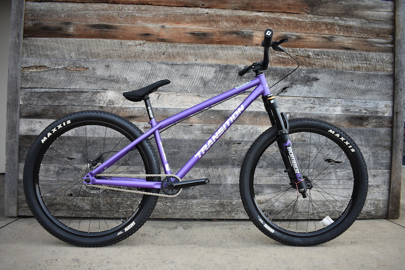 2024 Transition PBJ Dirt Jumper! Purple Long For Sale