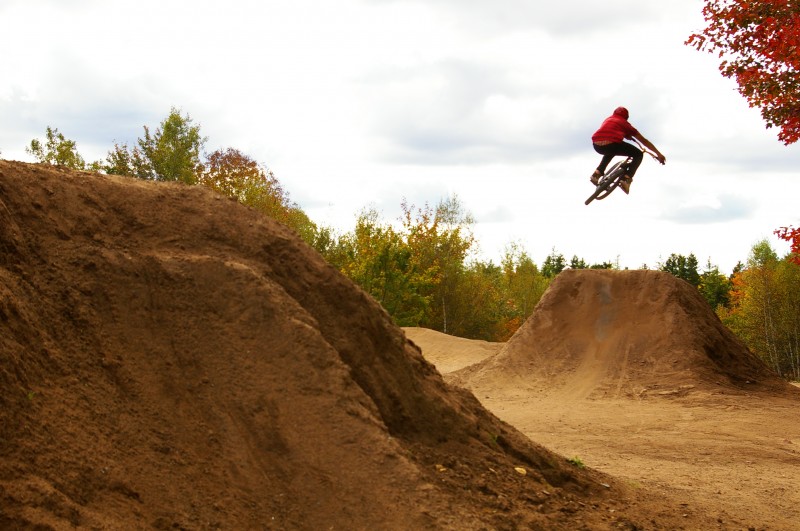Riding dirt. Photo by Jacob Gravel.