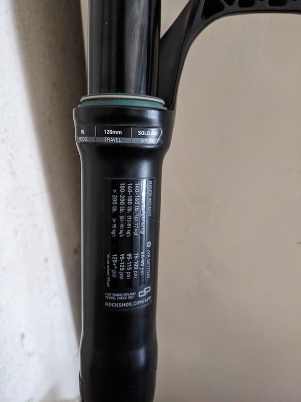 2021 Rockshox reba rl fork with oneup edc v2 multi tool For Sale