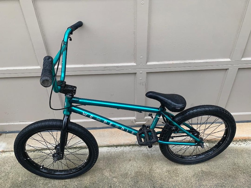 Manopole Bici Salt Ex Senza Flangia - Colore Verde Acqua, Gomma Krayton, Lunghezza 154mm