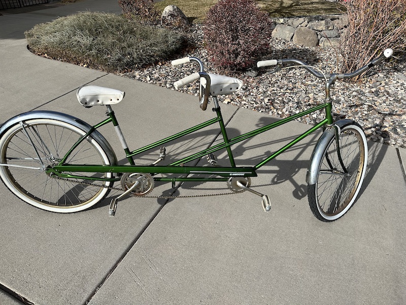 1960 s Montgomery Ward Hawthorne tandem bike For Sale