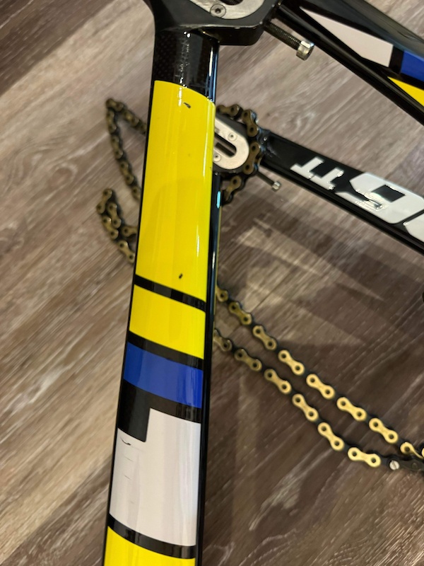Cadre Vélo De Piste Look R96 Speed Piste En Carbone - Taille S - Occasion Bon état