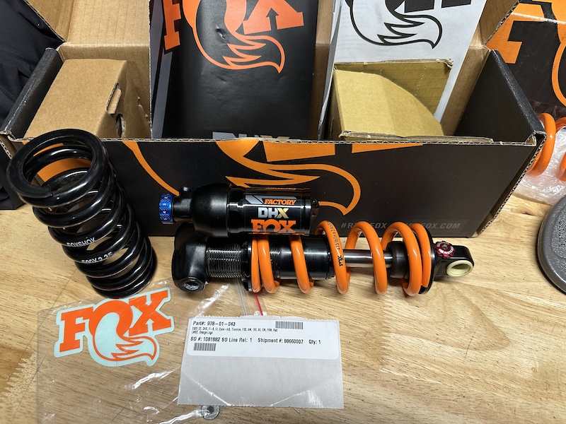 2023 Fox Factory DHX 185x55 Coil Shock w/SLS spring For Sale