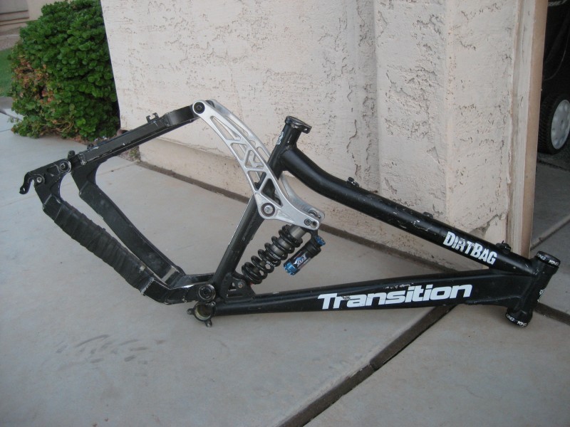 my new transition dirtbag frame more pics tmrw when its all built up