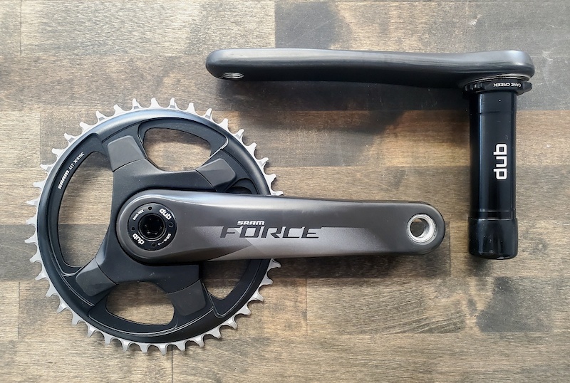 SRAM FORCE D1 170x40 DM DUB NoBB GLOSS-BK