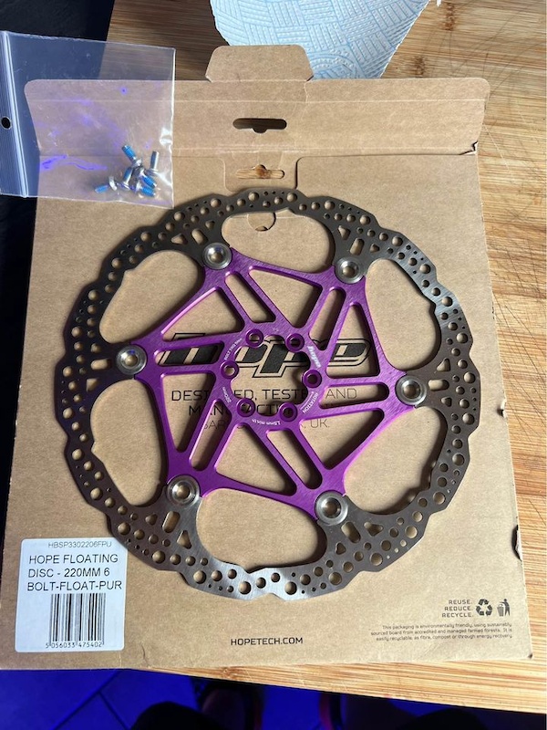 Ruote Carbonio Rim Brake Rotore Freno A Disco Hope Galleggiante - 220 Mm, Attacco A 6 Bulloni, Colore Nero, Per Bici Da Downhill O Enduro Brake Disc Rotors Ruote Carbonio Rim Brake Rotore Freno A Disco Hope Galleggiante - 220 Mm, Attacco A 6 Bulloni, Colore Nero, Per Bici Da Downhill O Enduro Brake Disc Rotors