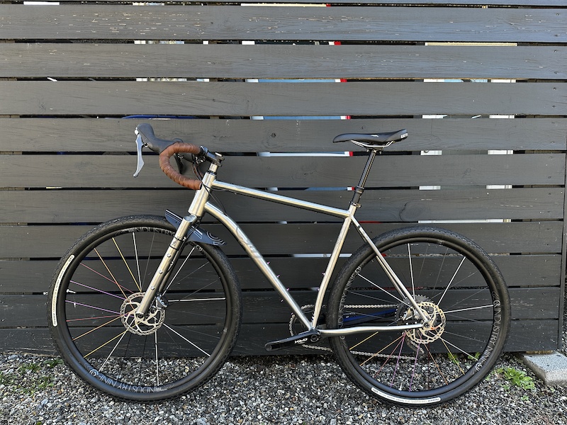 2023 Why Cycles (Revel) R+ v4, L, i9 wheels, Ti fork For Sale