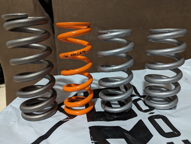 J&L Titanium Rear Spring 400lbs x 2.8