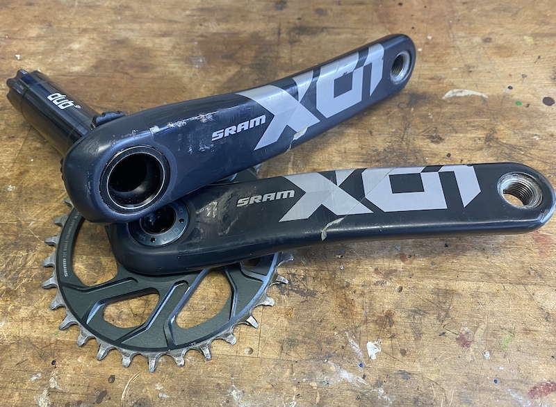 SRAM X01 Eagle SuperBoost+ Crankset - 170mm 12-Speed Lunar/Polar