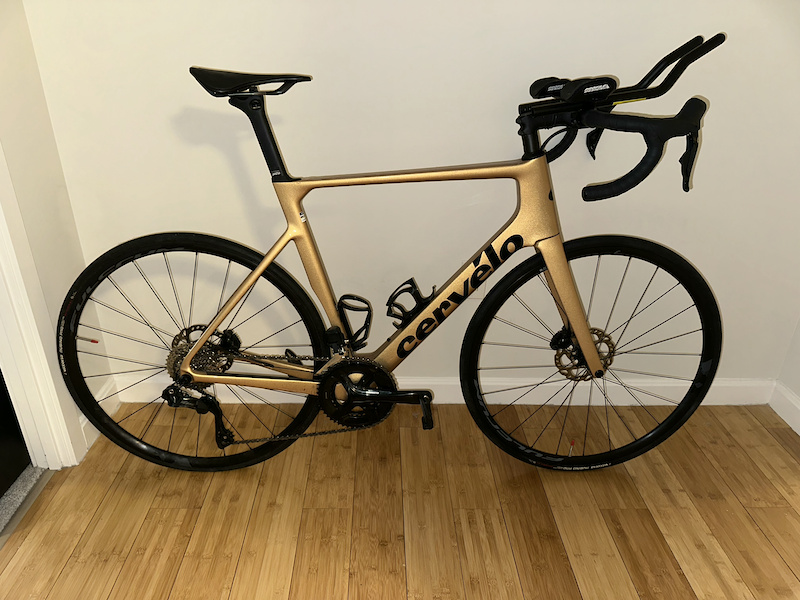 2023 Cérvelo Soloist, 105 Di2, 58, Power Meter + aerobars For Sale